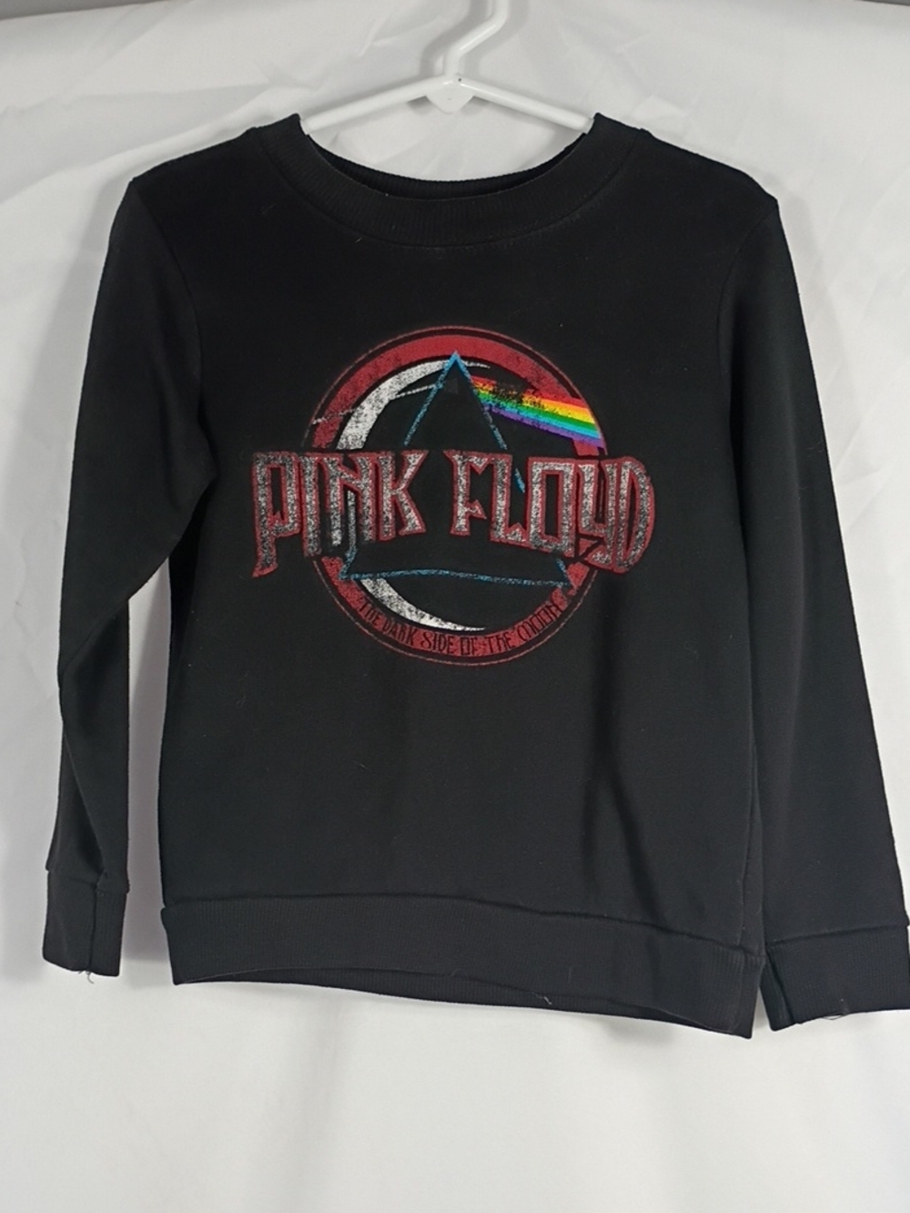 EUC Pink Floyd Dark Side of the Moon Toddler Fleece Crew Pullover Sweatshirt 4T